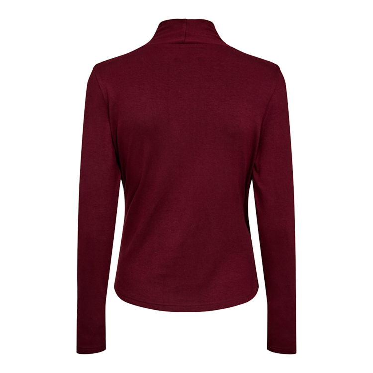 Ea wrap bluse - Bordeaux