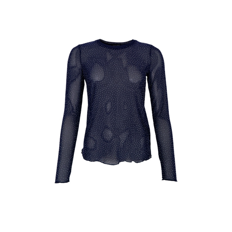 Bcalexis mesh bluse - Navy