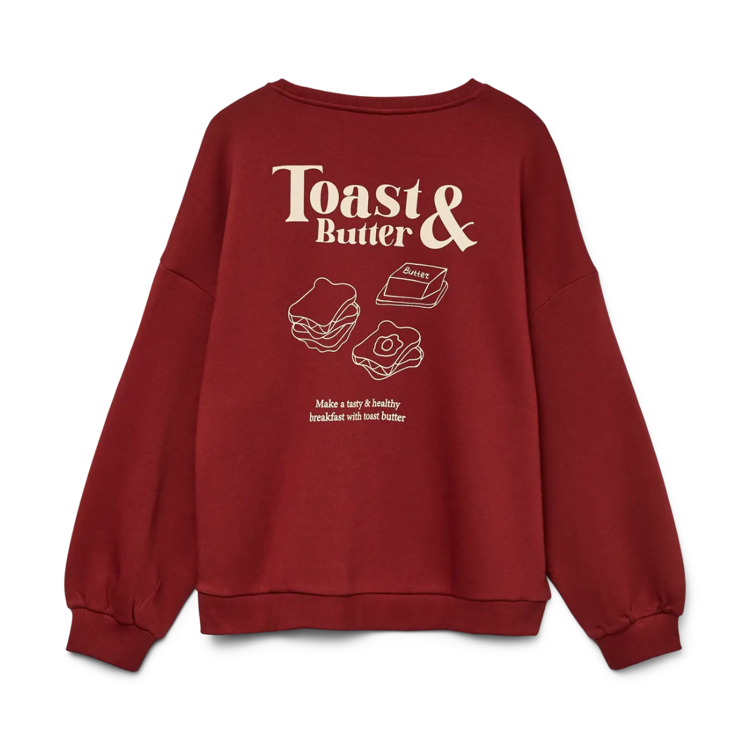 Vmbitte sweatshirt - Syrah/toast and butter