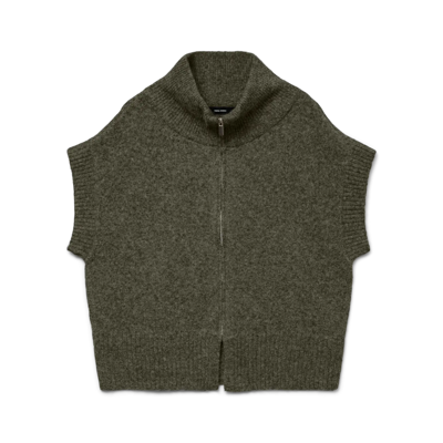 Vmbang strik vest - Grape leaf/melange