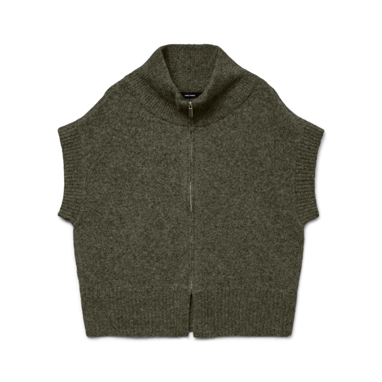 Vmbang strik vest - Grape leaf/melange