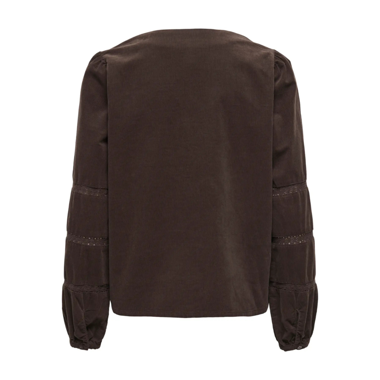 Onlaime bluse - Coffee bean
