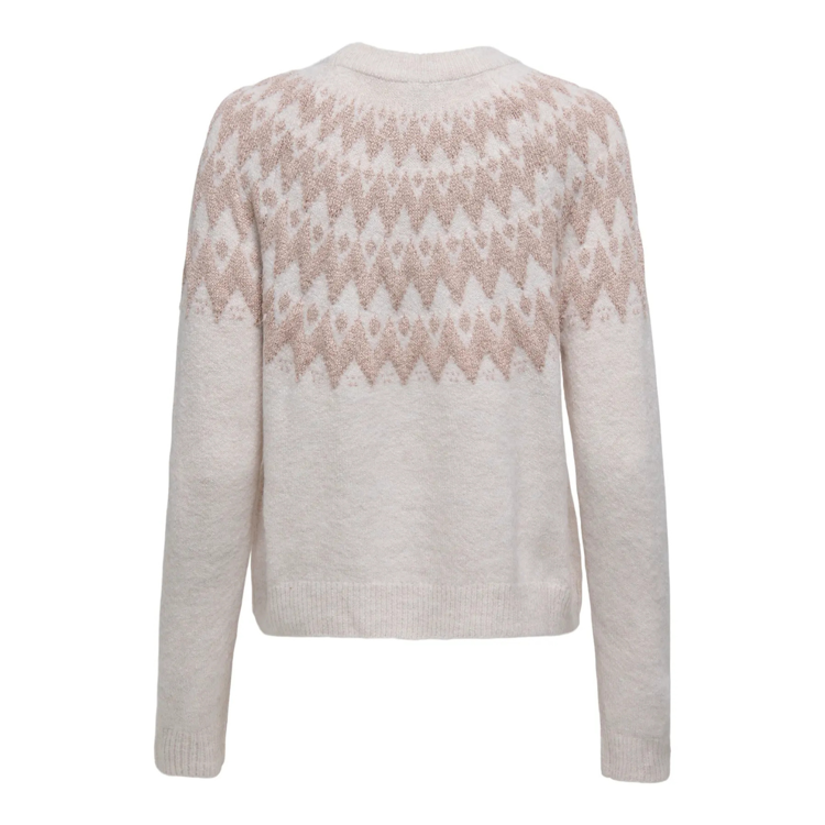 Onlfry strikbluse - Pumice stone/melange