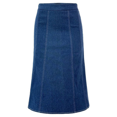 Asta ashape nederdel - Blue denim