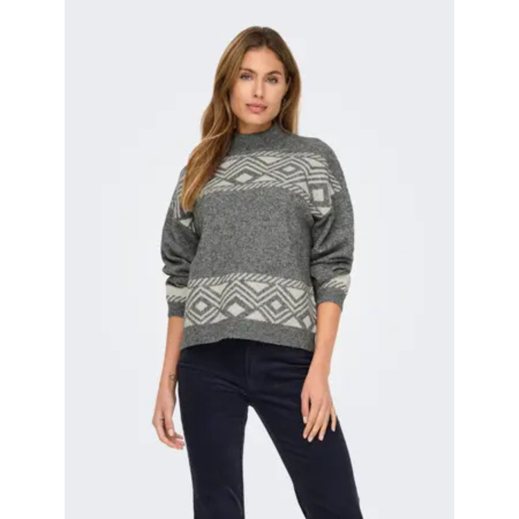 Onlvictoria strik - Medium grey mel/pumice stone