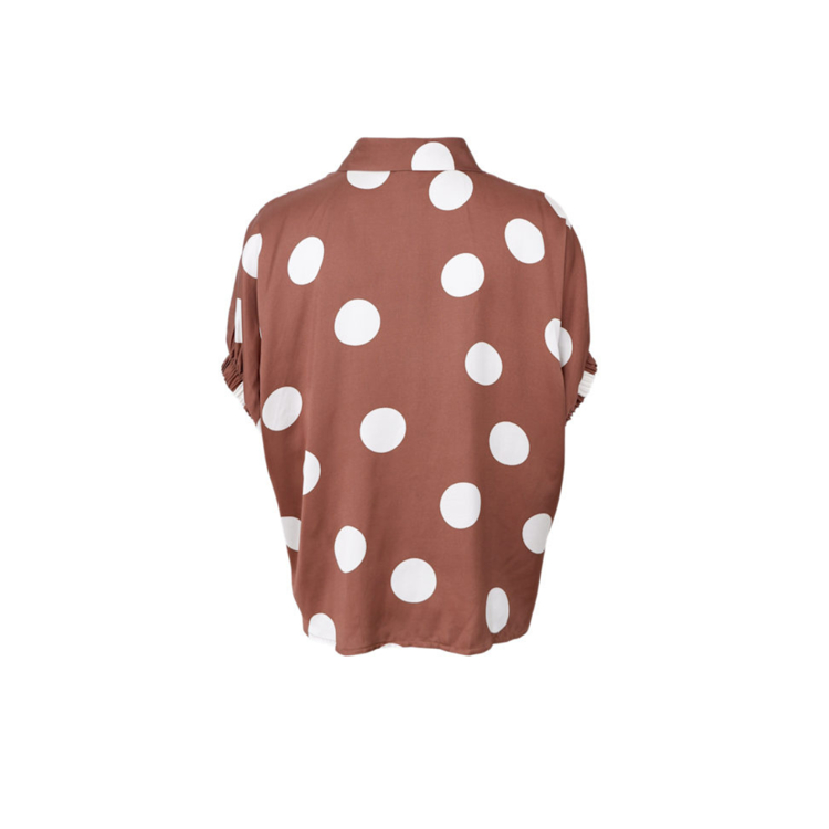 Bcmabel bluse - Mocca dot