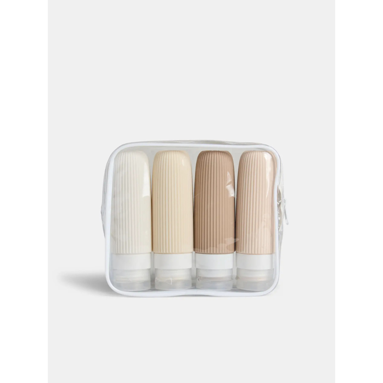 Pccupina 4-pak rejsesæt - Birch/beige