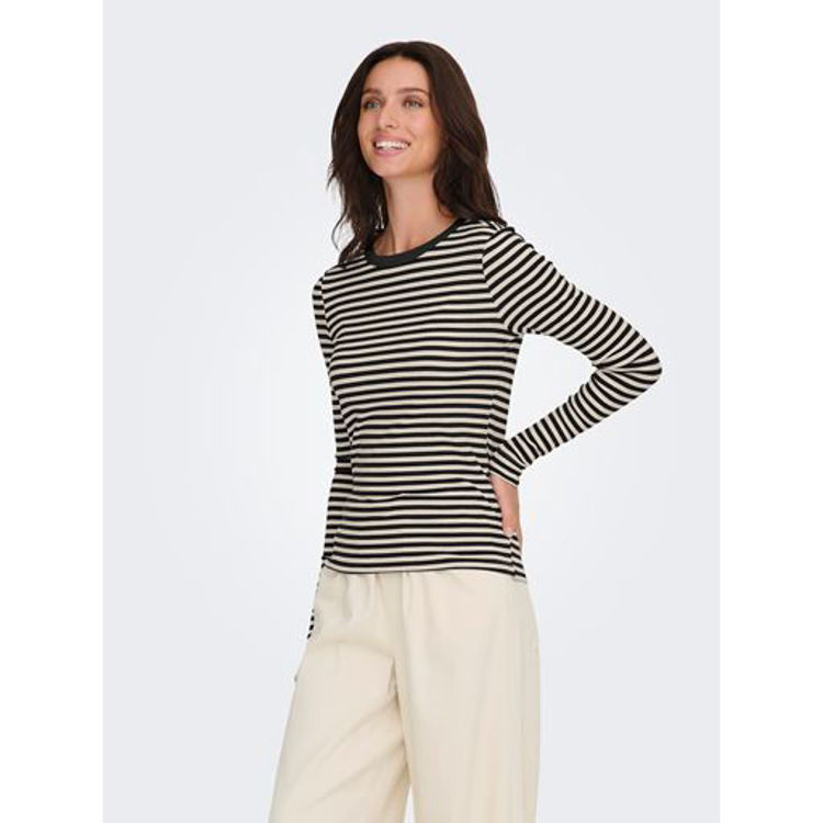 Onlelene bluse - Black/birch