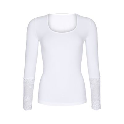 Mary lace bluse - Ivory