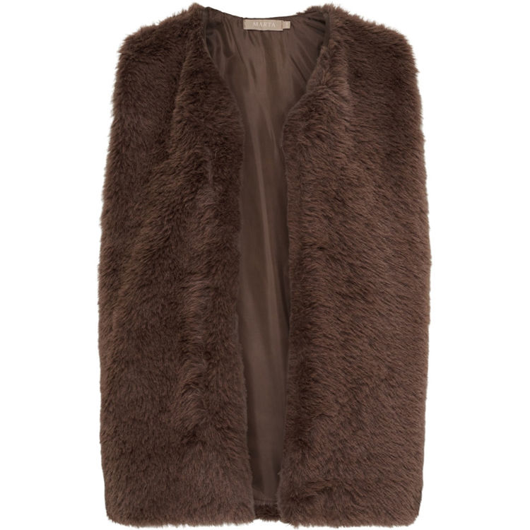Mdcarlette vest - Marrone