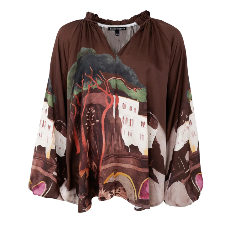 Bctoscana bluse - Coffee