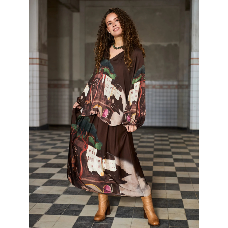 Bctoscana bluse - Coffee