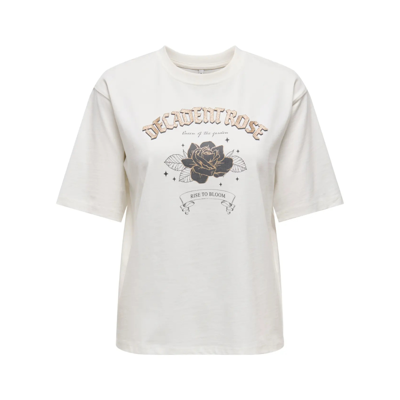 Onllana t-shirt - Cloud dancer/lana decadent